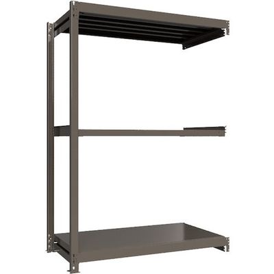 ICHIMAI 重量ボルトレスラック 段荷重1000Kg H2100×W1500×D750 天地3段 連結グレー TH1000-757R3（直送品）