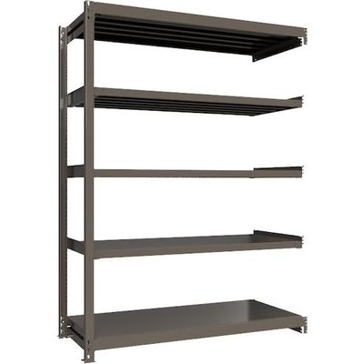 ICHIMAI 重量ボルトレスラック 段荷重1000Kg H2400×W1800×D750 天地5段 連結グレー TH1000-867R5（直送品）