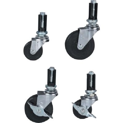 SUS 【数量10以上】φ100フレームキャスターブレーキ GFN-505-10 1個 257-8688（直送品）