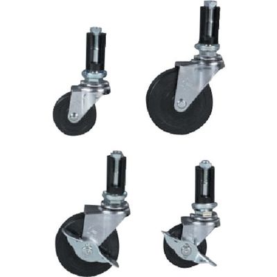 SUS 【数量10以上】φ100フレームキャスター GFN-506-10 1個 257-1544（直送品）