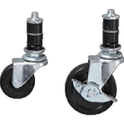 SUS 【数量10以上】フレームキャスターNφ100ウレタンB (ゴム) GFN-589-10 1個 257-0032（直送品）