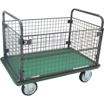 トラスコ中山 TRUSCO ハイグレード運搬車 金網付 1200X750 507EBNA 1台 555-8187（直送品）