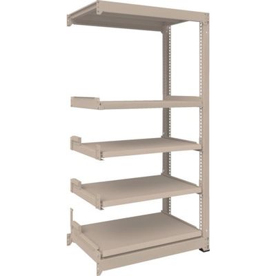 TRUSCO M3型中量棚 W900XD595XH1800 スライド棚板 中間X2段・底1段付 連結 M3-6363-HMB1M2B 1台（直送品）