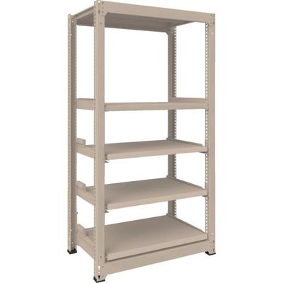 TRUSCO M3型中量棚 W900XD595XH1800 スライド棚板 中間X2段・底1段付 M3-6363-HMB1M2 1台（直送品）