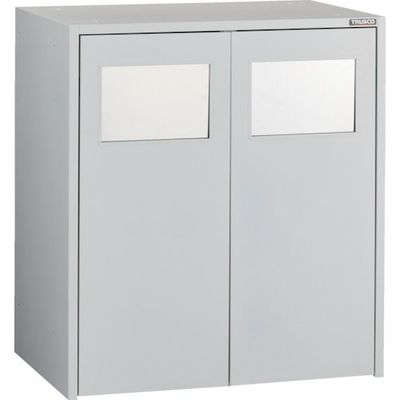 TRUSCO FS型工場用保管庫 ダストボックス 下置き用 W900XD600XH1000mmアジャスター付 FSDB-10B 1台（直送品）