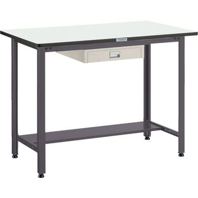 TRUSCO 中荷重立作業台(500kg)HAEW型 900X600XH885 薄型1段引出付 ダークグレー色 HAEWP-0960UDC1（直送品）