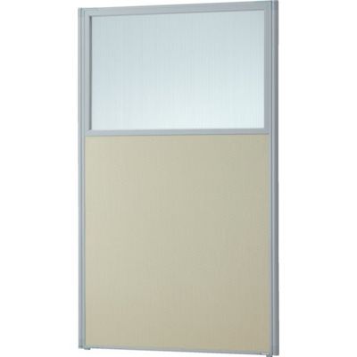 トラスコ中山 TRUSCO ローパーティション 上部半透明 W900XH1465 ベージュ TLP-1509U-BE 1枚 258-0065（直送品）