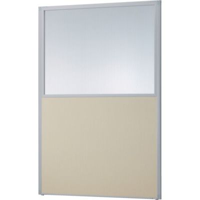 トラスコ中山 TRUSCO ローパーティション 上部半透明 W1200XH1765 ベージュ TLP-1812U-BE 1枚（直送品）