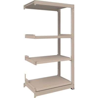 TRUSCO M3型中量棚 W900XD595XH1800 スライド棚板 中間・底各1段付 連結 M3-6363-HMB1M1B 1台（直送品）