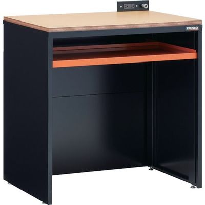 トラスコ中山 TRUSCO TWB型オープン台 900X650XH920 コンセント付 黒 TWB-900C 1台 256-2366（直送品）