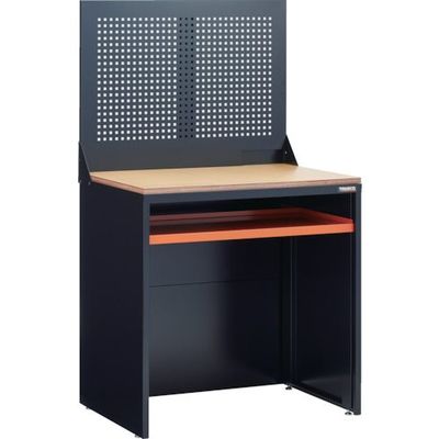 トラスコ中山 TRUSCO TWB型オープン台 900X650XH920 パンチングパネル付 黒 TWB-900P 1台 256-2368（直送品）