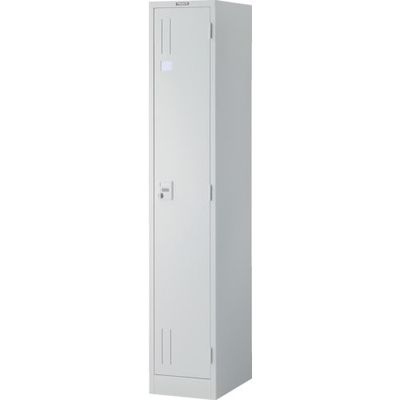 トラスコ中山 TRUSCO スタンダードロッカー 1人用 1列1段 ダイヤル錠 ホワイト WKL17 1台 257-7516（直送品）