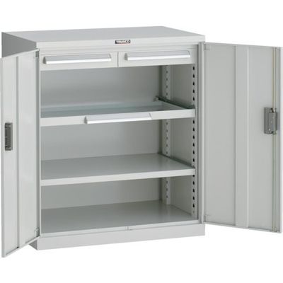 トラスコ中山 TRUSCO DX型スライド工具キャビネット 881X551XH1000 スライド1段 ホワイト色 DX-31A-W 1台（直送品）