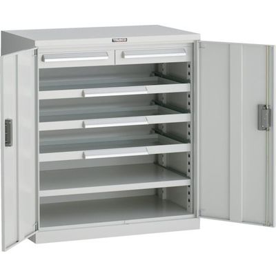 トラスコ中山 TRUSCO DX型スライド工具キャビネット 881X551XH1000 スライド3段 ホワイト色 DX-32A-W 1台（直送品）