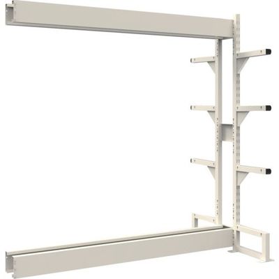 トラスコ中山 TRUSCO ボルトレス長尺保管棚M1.5 複式連結1200X300XH1800 4段 VRM1.56434BW 1台（直送品）