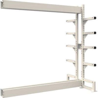 トラスコ中山 TRUSCO ボルトレス長尺保管棚M3 複式連結900X450XH2400 5段 VRM38355BW 1台 539-3323（直送品）