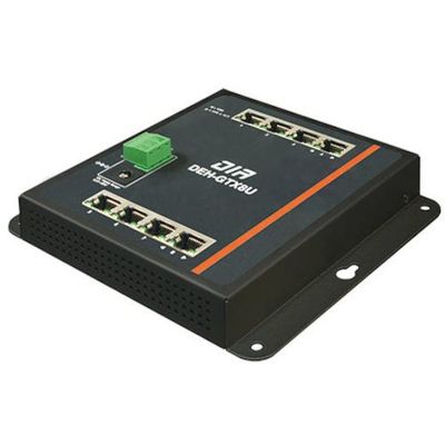 ダイヤトレンド 産業用イーサネットスイッチングハブ ギガビットタイプ DEH-GTX8U 1台 581-8858（直送品）