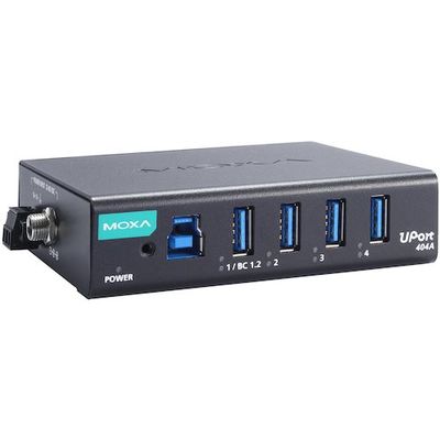 アイ・ビー・エス・ジャパン MOXA UPort 404A/JP 4ポート産業グレードUSB 3.2ハブ 404A-T 1個（直送品）