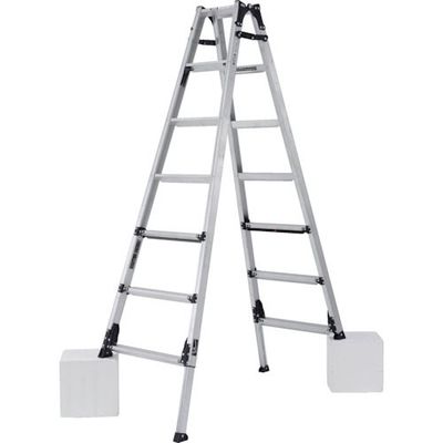 上部操作式伸縮脚付はしご兼用脚立 GAUDI STANDARD(ガウディ スタンダード)210CM 最大使用質量100KG GUS210J（直送品）