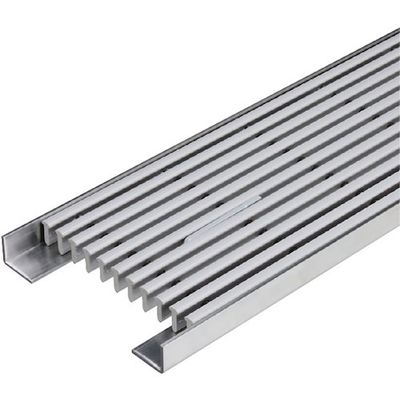 カネソウ 樹脂製グレーチング 縦目タイプ 屋内用 把手付 グレー PV-A-11520-GRAY-TOTTETSUKI 1枚（直送品）