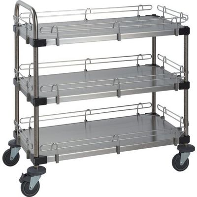 スーパーシリーズ 落下防止カート I型 430ソリッドシェルフ W606mmxD614mmxH963mm RC1LSS610A 1台（直送品）