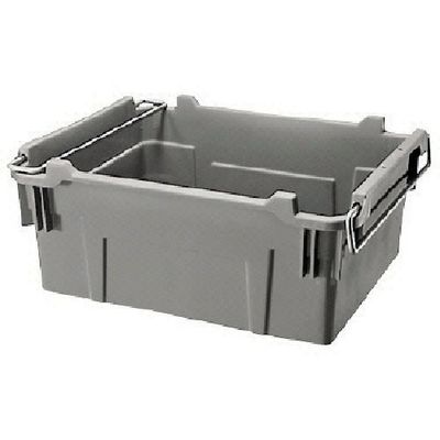 積水化学工業 積水 TH型コンテナ(取っ手付) THー42 グレー GY 1セット(500個) 136-7158（直送品）