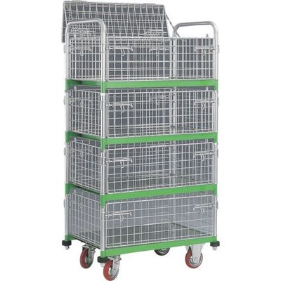 神戸車輌製作所 カンベ 網付き台車 メッシュパックロール 689B 1台 337-7320（直送品）