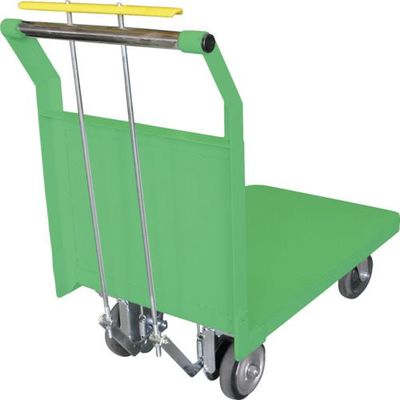 神戸車輌製作所 カンベ アングル製片袖四輪運搬車ハンドストッパー付き HS139C 1台 337-7233（直送品）