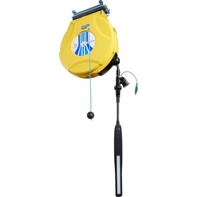 日平機器 日平 エボリューションランプリール(ブレーキ付)黄 HEP-610EVS-Y 1台 386-8690（直送品）