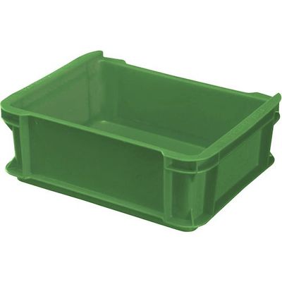 積水テクノ成型 積水 【受注生産品】TS型コンテナ TSー10 緑 TS-10-BETTYUU GN 1セット(500個) 535-0031（直送品）