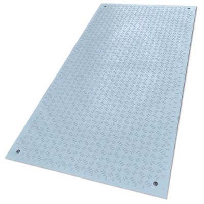 ウッドプラスチック 【まとめ買い】イベント用樹脂製敷板 Wターフ 灰 10枚セット WT-GRA-10P 1セット(10枚)（直送品）