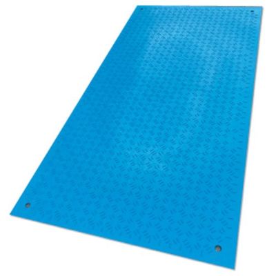 ウッドプラスチック 【まとめ買い】イベント用樹脂製敷板 Wターフ 青 10枚セット WT-BLU-10P 1セット(10枚)（直送品）