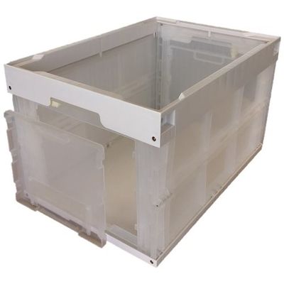 松本産業 オリコン 2面窓 50L ホワイト/クリア DW50IVC 1セット(2個) 570-3257（直送品）