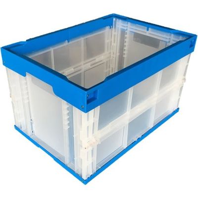 松本産業 オリコン 50L ブルー/クリア 50BC 1セット(2個) 570-3270（直送品）