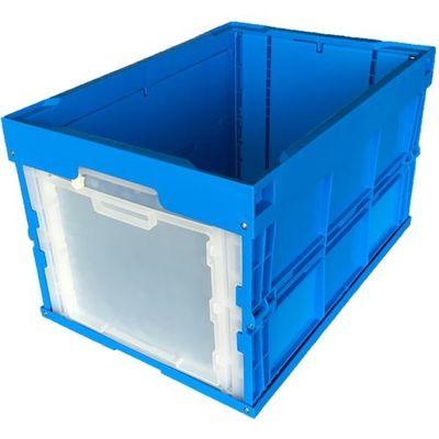 松本産業 オリコン 1面窓 50L ブルー/窓クリア CW50B 1セット(2個) 570-3272（直送品）