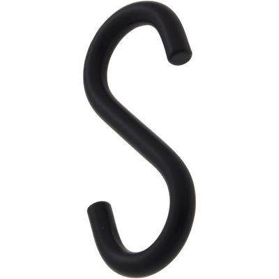 YAHATA SELECTS 補助金具 Sフックマットブラック S44 4979874069443 1セット(10個:2個×5パック)（直送品）