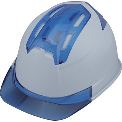 トーヨーセーフティ トーヨーセフティ つや消しヘルメット ヴェンティーエム NO.396FEM-BU-WH 1個 662-6782（直送品）