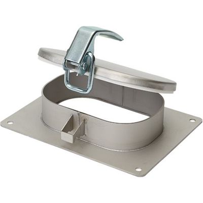 椿本チエイン TSUBACO つばきワンタッチ窓 耐食シリーズ フランジ付き 130X200 CMD-Q1-F 1個 579-0837（直送品）