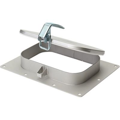 椿本チエイン TSUBACO つばきワンタッチ窓 耐食シリーズ フランジ付き 200X300 CMD-Q2-F 1個 578-7702（直送品）