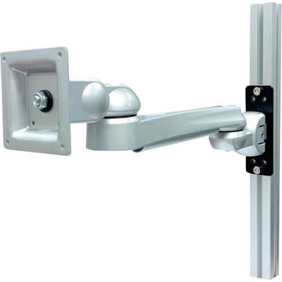 ウィンテクノ モダンソリッド アルミフレーム側面用水平多関節モニターアーム(縦方向レール用) LA-55AR-2V 1台 587-0668（直送品）