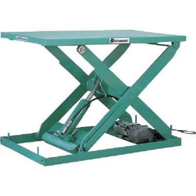 スギヤス テーブルリフト 1TON 均等荷重1000kg 揚程1200mm テーブル寸法2000×900mm AX100XJ-B 1台（直送品）