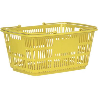 スーパーメイト カゴCBー33Eイエロー360×505×250 CB-33EY 1個 339-8423（直送品）