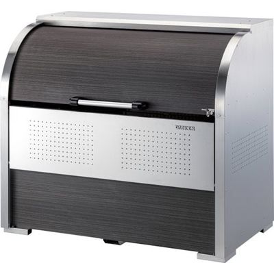 ダイケン ゴミ収集庫 ステンレスタイプ 幅1300mm 奥行750mm 木目シート貼り CKS-1307MS 1台 603-5079（直送品）