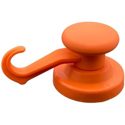 東京パーツセンター ラクテム カラーマグネット フック型 φ53 オレンジ CMH53-O 1個 682-8102（直送品）