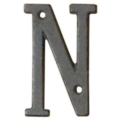 トレード sign city アイアンアルファベット 「N」 木製ボード 切文字 60523ー14 6300056813 1個（直送品）