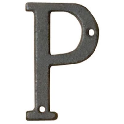 トレード sign city アイアンアルファベット 「P」 木製ボード 切文字 60523ー16 6300056815 1個（直送品）