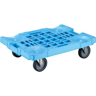 岐阜プラスチック工業 リス 折り畳みコンテナ用樹脂平台車 627723 ピタキャリ502 RS5337SS2 1台 684-4488（直送品）