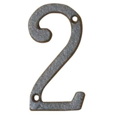 トレード sign city アイアンナンバー 「2」 木製ボード 切文字 60524ー03 6300056828 1個 682-3612（直送品）