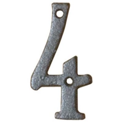 トレード sign city アイアンナンバー 「4」 木製ボード 切文字 60524ー05 6300056830 1個 682-6705（直送品）