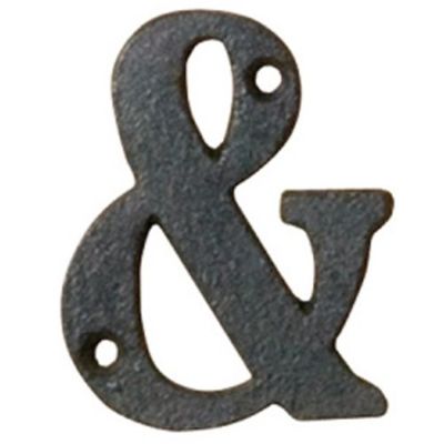 トレード sign city アイアンナンバー 「&」 木製ボード 切文字 60524ー11 6300056836 1個 682-5156（直送品）